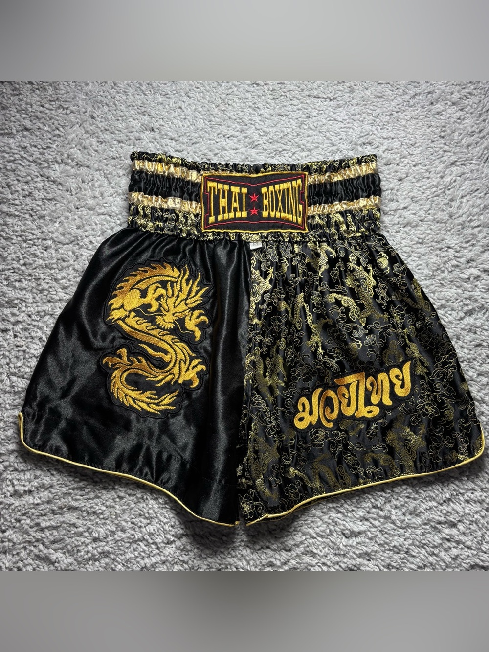 KUROP Shorts Mens Medium Boxing MMA Muay Thai Training Camp Fitness Performance